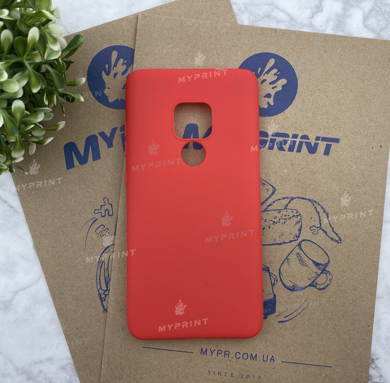 Чохол силіконовий для Huawei Mate 20 червоний (4543) 