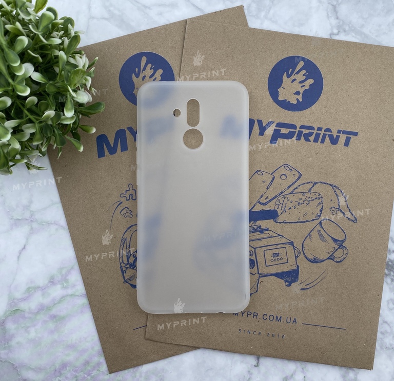 Чохол силіконовий для Huawei Mate 20 Lite білий (4528)  Чохол силіконовий для Huawei Mate 20 Lite білий (4528)