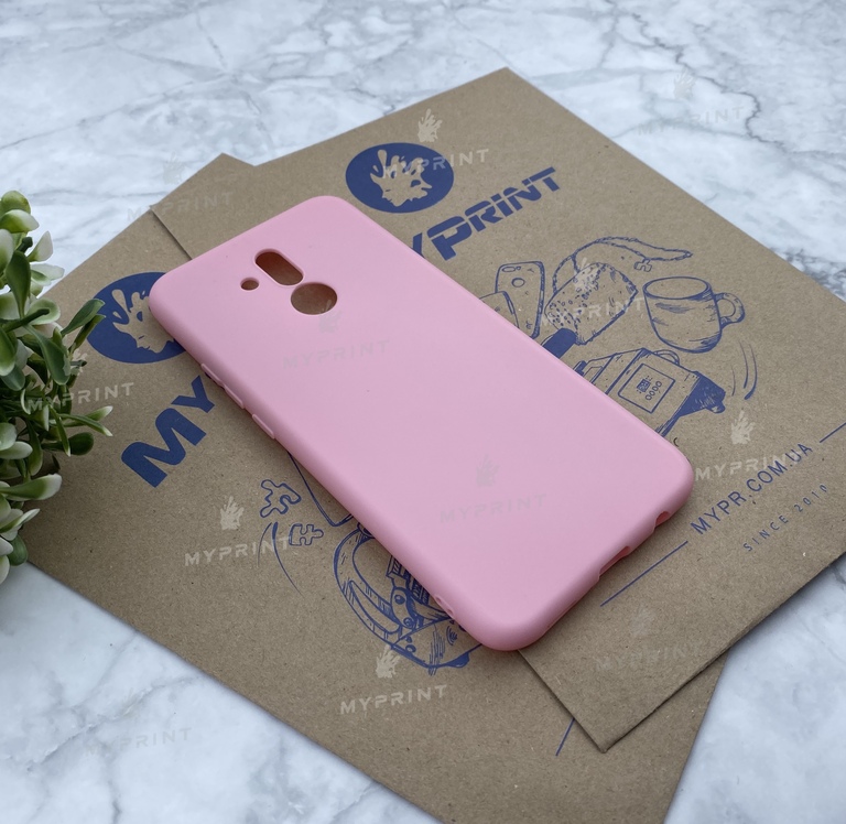 Чохол силіконовий для Huawei Mate 20 Lite рожевий (4530)  Чохол силіконовий для Huawei Mate 20 Lite рожевий (4530)