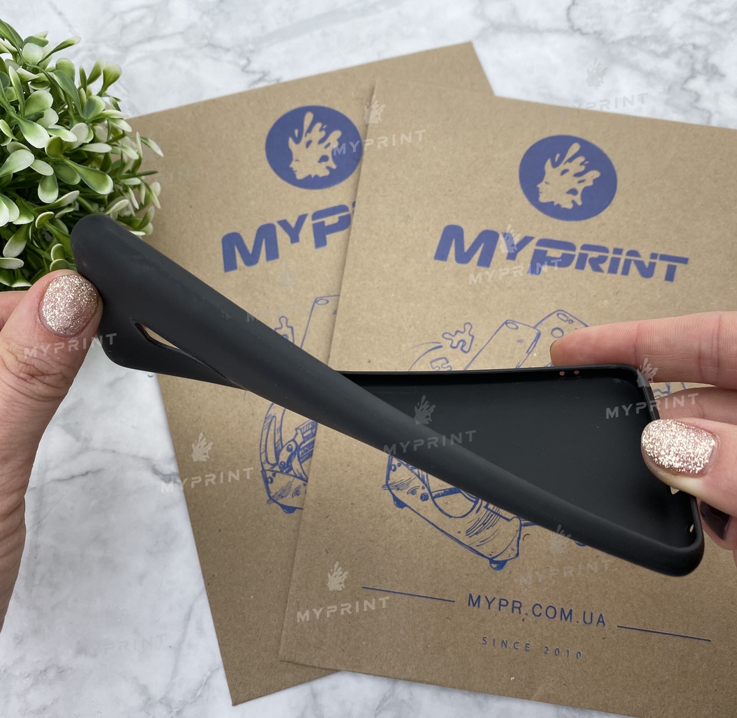 Чохол силіконовий для Huawei Mate 20 Pro чорний (4535) - фото 3 - Чохли для УФ друку