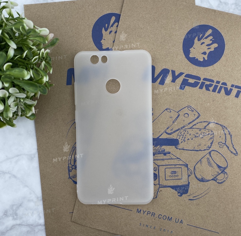 Чохол силіконовий для Huawei Nova білий (4570) 