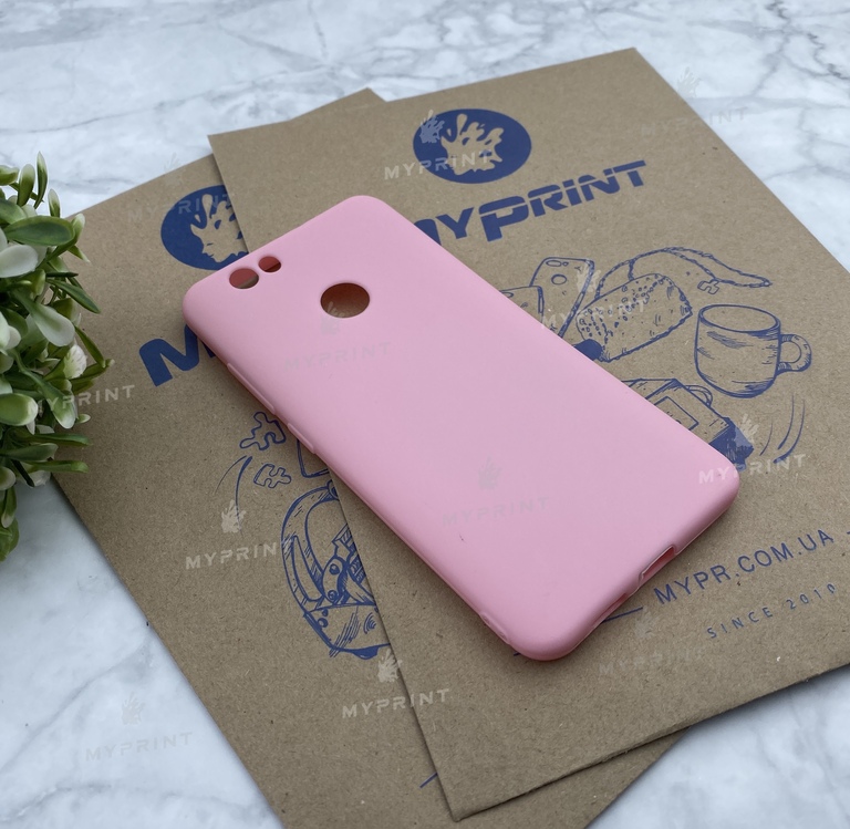 Чохол силіконовий для Huawei Nova рожевий (4572)  Чохол силіконовий для Huawei Nova рожевий (4572)