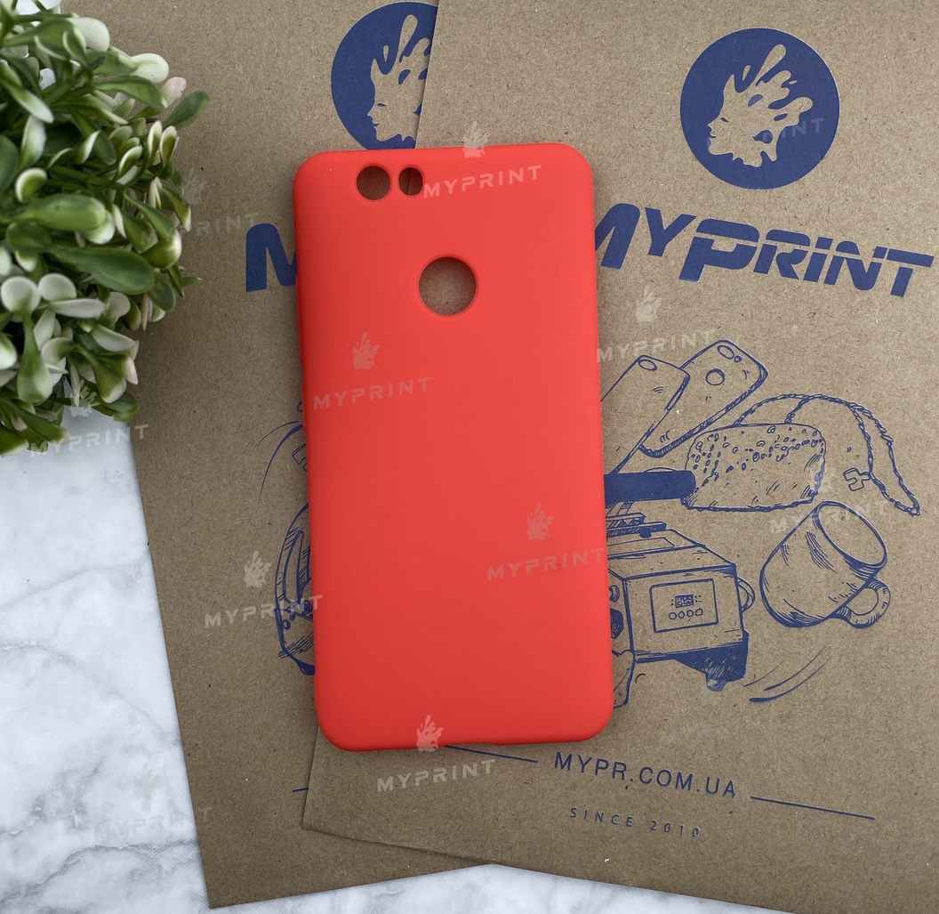 Чохол силіконовий для Huawei Nova червоний (4573) - фото 1 Чохол силіконовий для Huawei Nova червоний (4573) - фото 1 - Чохли для УФ друку