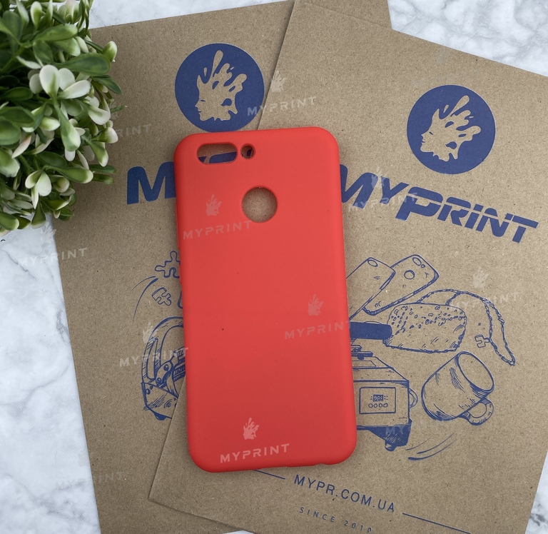 Чохол силіконовий для Huawei Nova 2 червоний (4549)  Чохол силіконовий для Huawei Nova 2 червоний (4549)