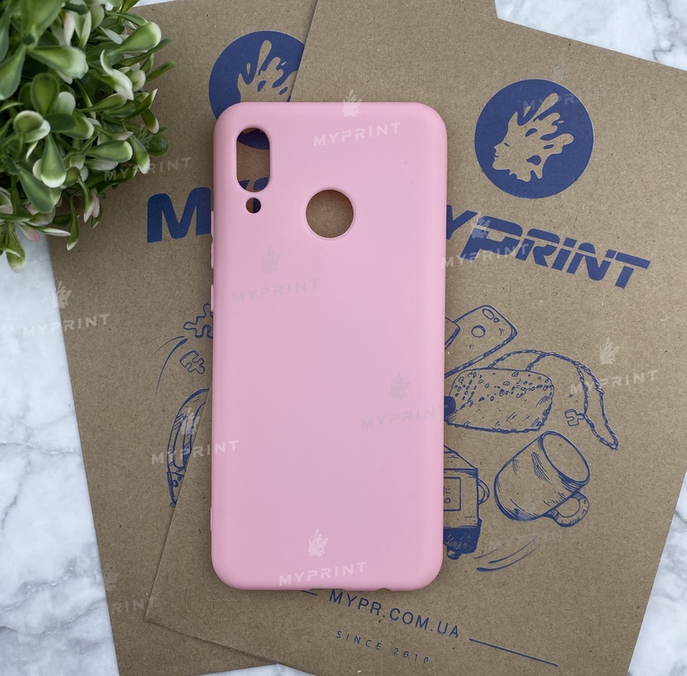 Чохол силіконовий для Huawei Nova 3 рожевий (4554) 