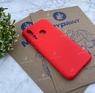 Чохол силіконовий для Huawei Nova 4 червоний (4561) - фото 2 Чохол силіконовий для Huawei Nova 4 червоний (4561) - фото 2 - Чохли для УФ друку