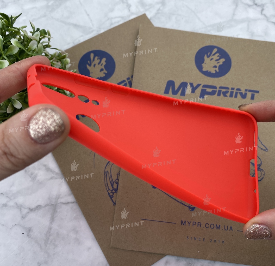 Чохол силіконовий для Huawei Nova 4 червоний (4561) - фото 3 Чохол силіконовий для Huawei Nova 4 червоний (4561) - фото 3 - Чохли для УФ друку