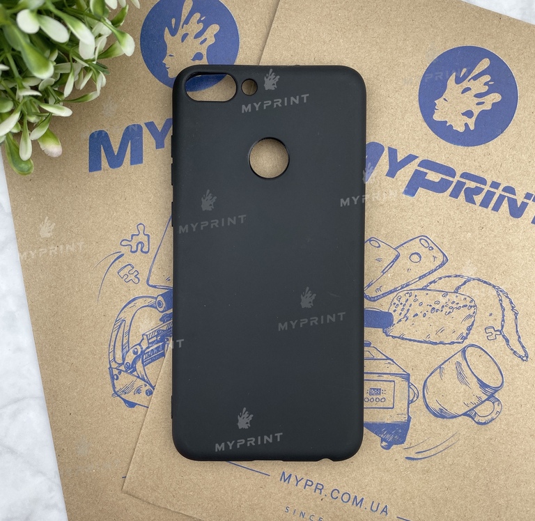 Чохол силіконовий для Huawei P Smart чорний (4579) 
