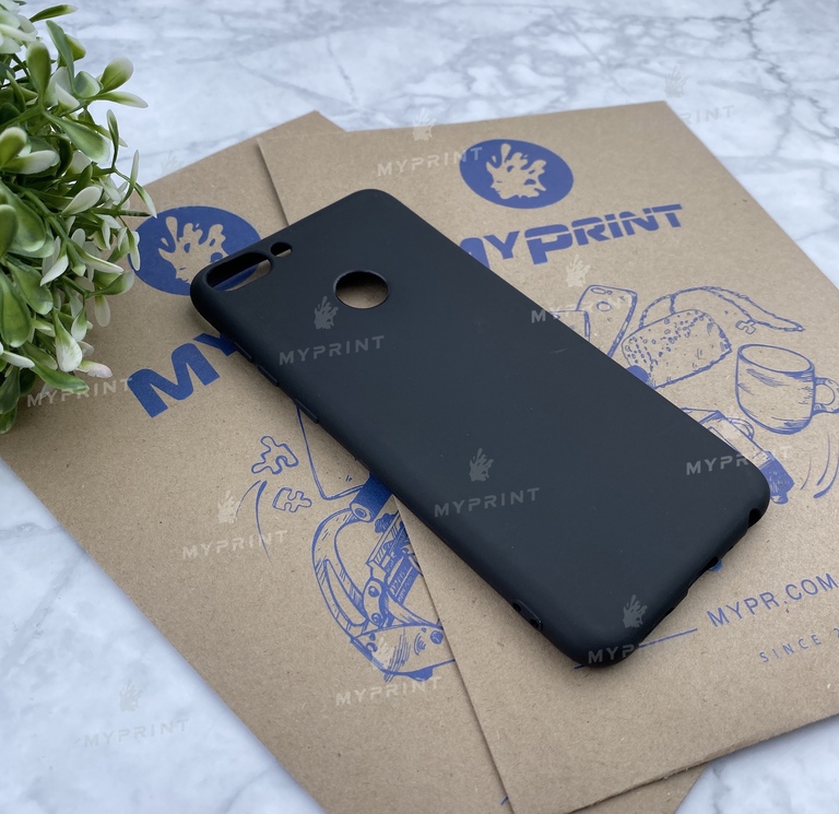 Чохол силіконовий для Huawei P Smart чорний (4579) 