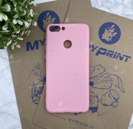 Чехол силиконовый для Huawei P Smart розовый (4580) - фото 1 Чехол силиконовый для Huawei P Smart розовый (4580) - фото 1 - Чехлы для УФ печати