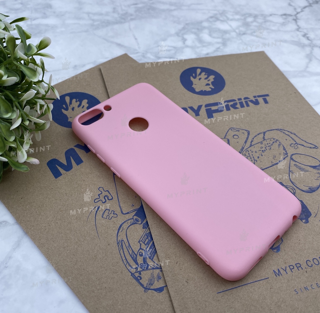 Чехол силиконовый для Huawei P Smart розовый (4580) - фото 2 Чехол силиконовый для Huawei P Smart розовый (4580) - фото 2 - Чехлы для УФ печати