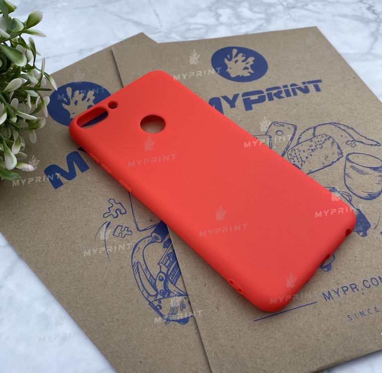 Чохол силіконовий для Huawei P Smart червоний (4581)  Чохол силіконовий для Huawei P Smart червоний (4581)