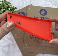 Чохол силіконовий для Huawei P Smart червоний (4581) - фото 3 Чохол силіконовий для Huawei P Smart червоний (4581) - фото 3 - Чохли для УФ друку