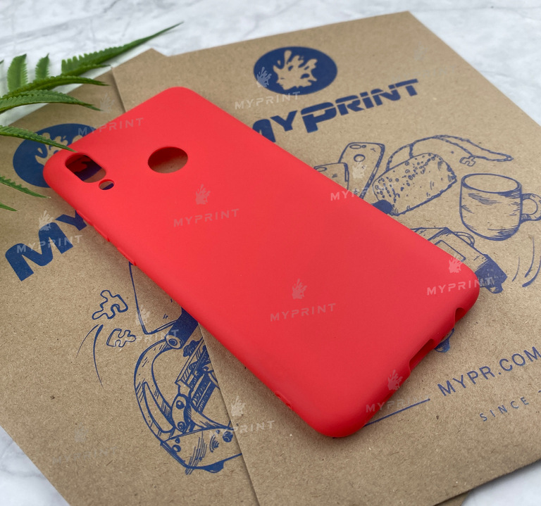 Чохол силіконовий для Huawei P Smart 2019 червоний (5686)  Чохол силіконовий для Huawei P Smart 2019 червоний (5686)