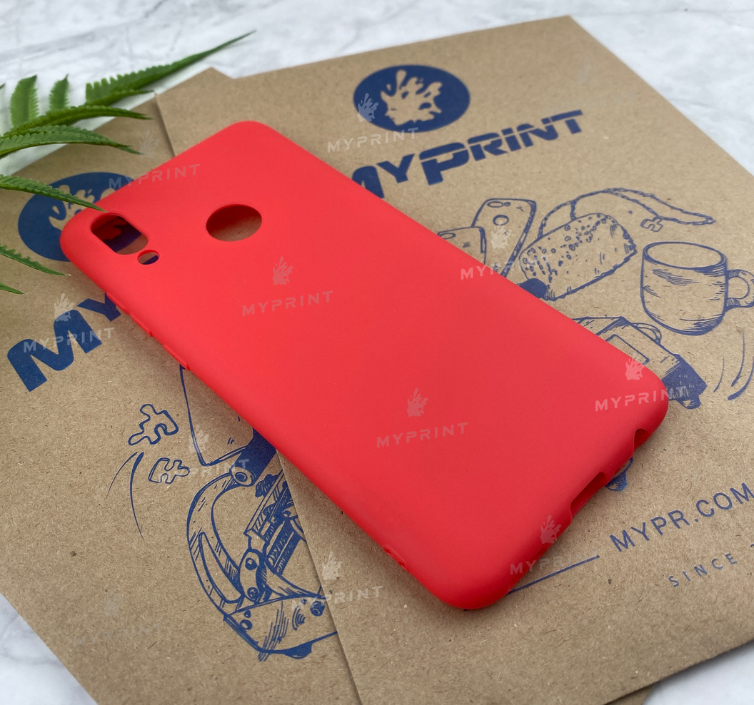 Чохол силіконовий для Huawei P Smart 2019 червоний (5686) - фото 2 Чохол силіконовий для Huawei P Smart 2019 червоний (5686) - фото 2 - Чохли для УФ друку