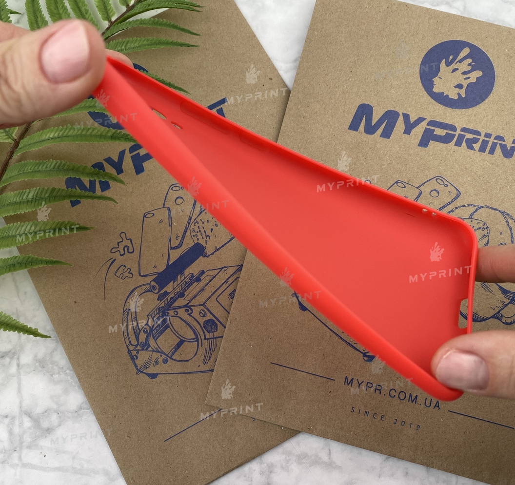 Чохол силіконовий для Huawei P Smart 2019 червоний (5686) - фото 3 Чохол силіконовий для Huawei P Smart 2019 червоний (5686) - фото 3 - Чохли для УФ друку
