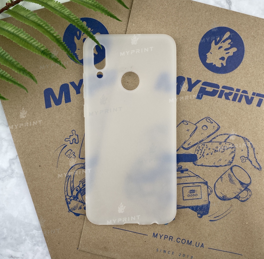 Чохол силіконовий для Huawei P Smart 2019 білий (5685) - фото 1 Чохол силіконовий для Huawei P Smart 2019 білий (5685) - фото 1 - Чохли для УФ друку