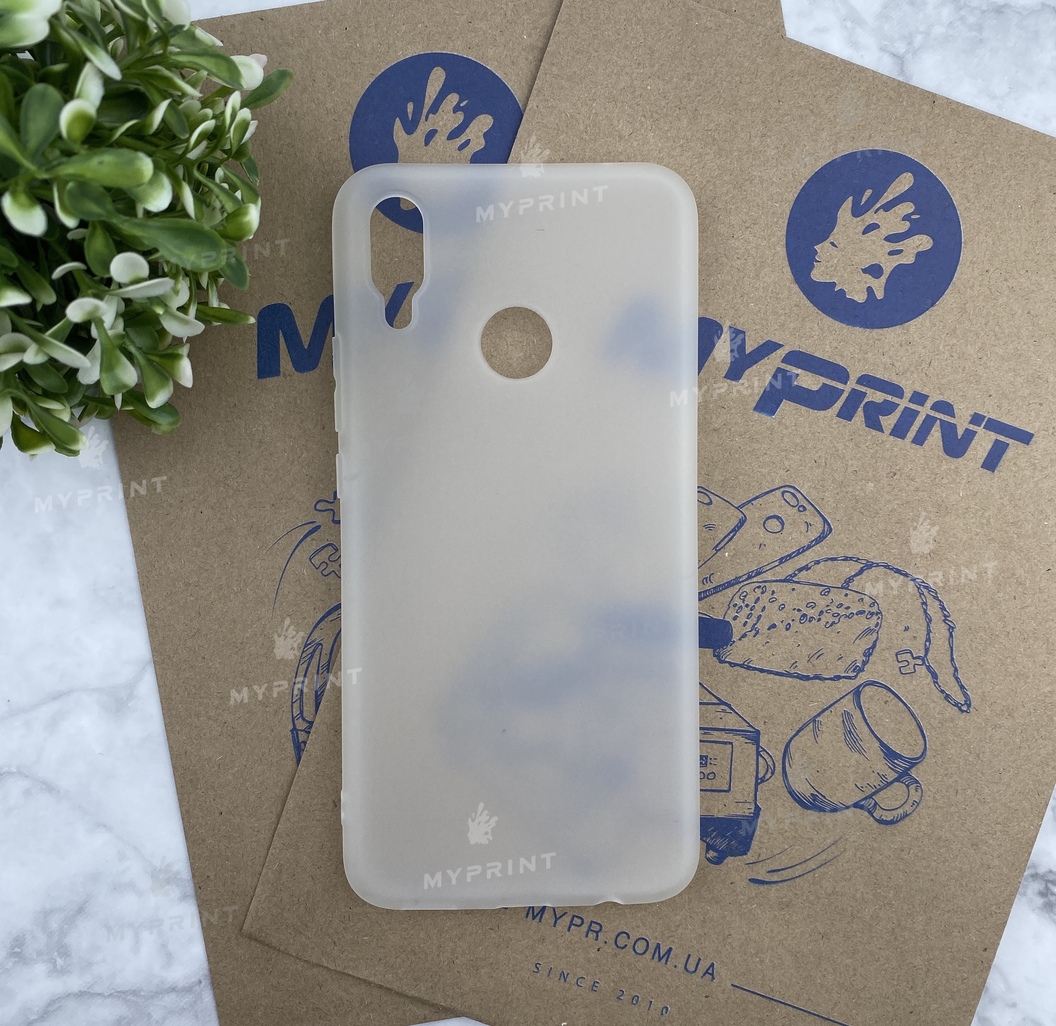 Чохол силіконовий для Huawei P Smart Plus білий (4584) - фото 1 Чохол силіконовий для Huawei P Smart Plus білий (4584) - фото 1 - Чохли для УФ друку