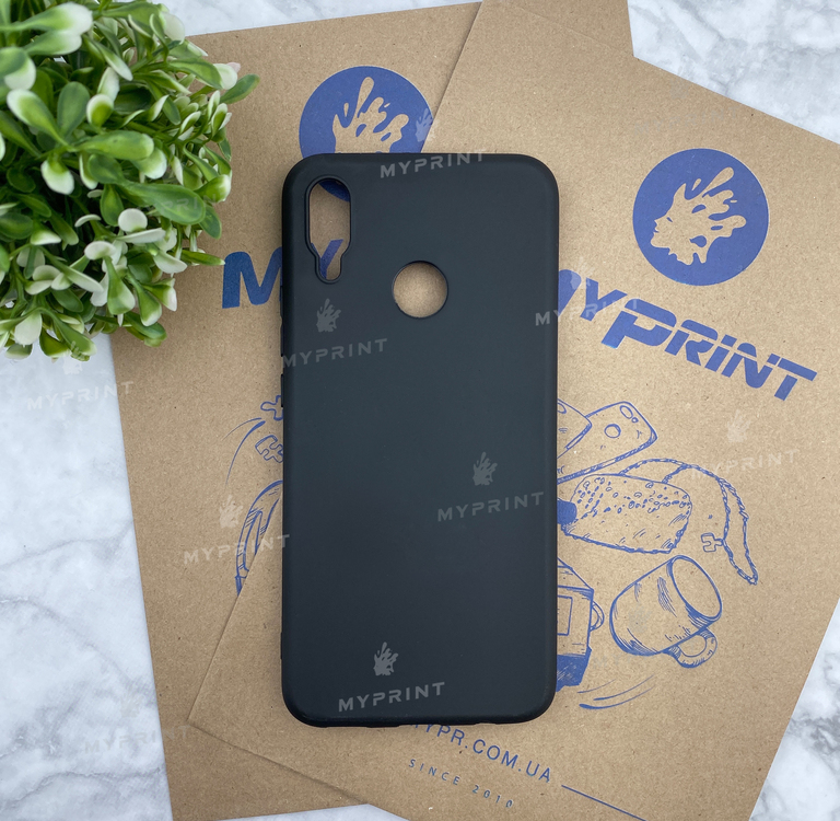 Чохол силіконовий для Huawei P Smart Plus чорний (4585) 