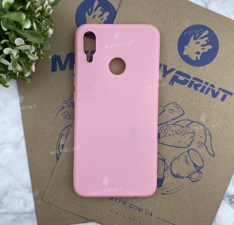 Чохол силіконовий для Huawei P Smart Plus рожевий (4586) 