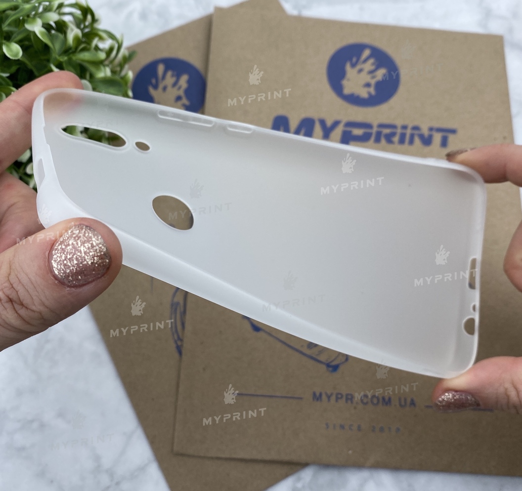 Чохол силіконовий для Huawei P Smart Z білий (5448) - фото 3 Чохол силіконовий для Huawei P Smart Z білий (5448) - фото 3 - Чохли для УФ друку