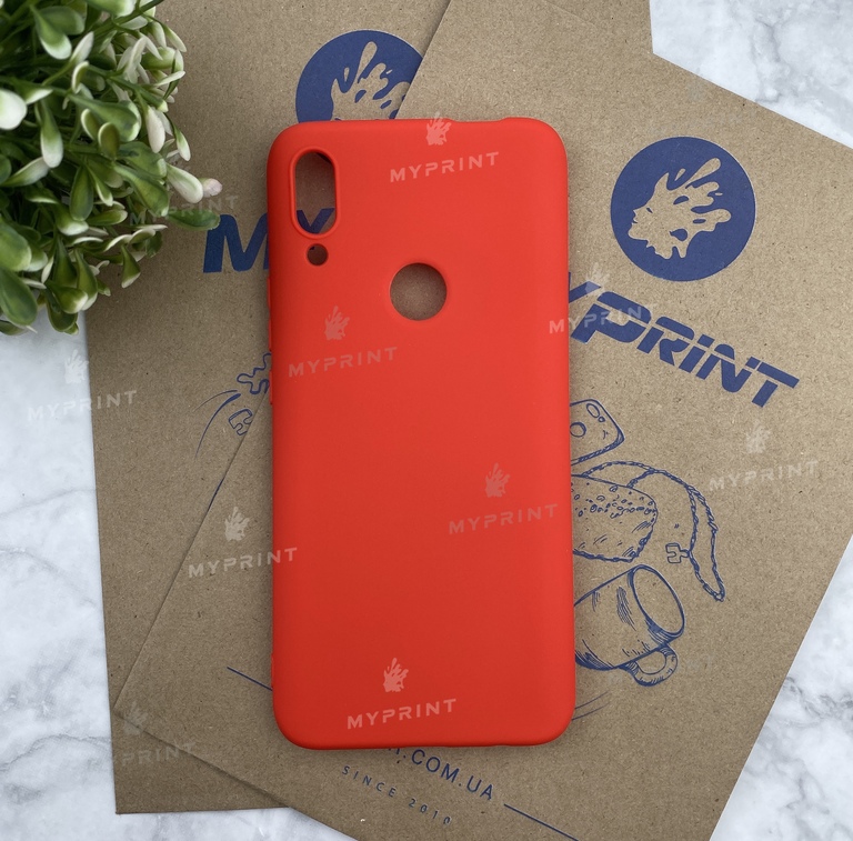 Чохол силіконовий для Huawei P Smart Z червоний (5451)  Чохол силіконовий для Huawei P Smart Z червоний (5451)