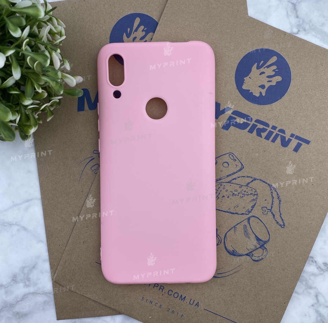 Чохол силіконовий для Huawei P Smart Z рожевий (5452) - фото 1 - Чохли для УФ друку