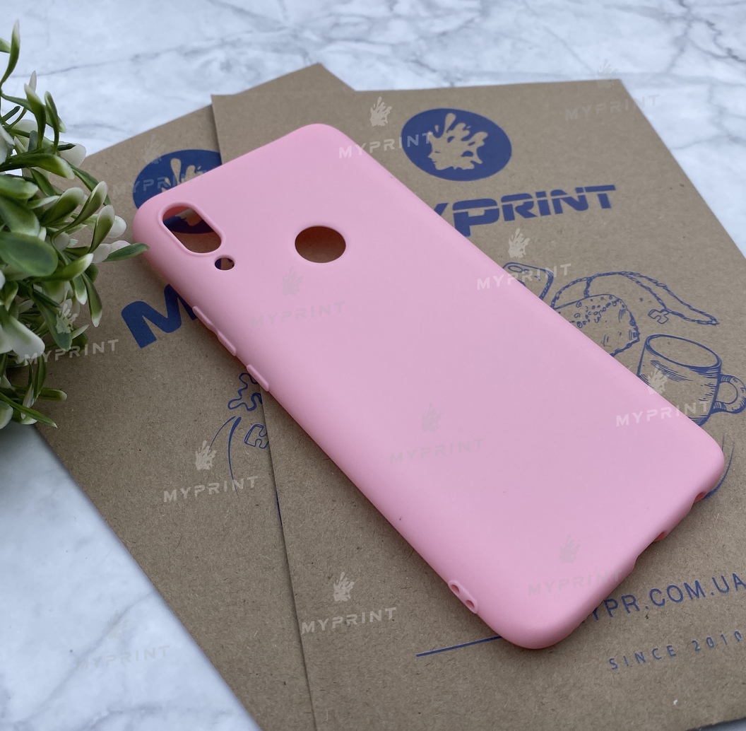 Чохол силіконовий для Huawei P Smart Z рожевий (5452) - фото 2 - Чохли для УФ друку