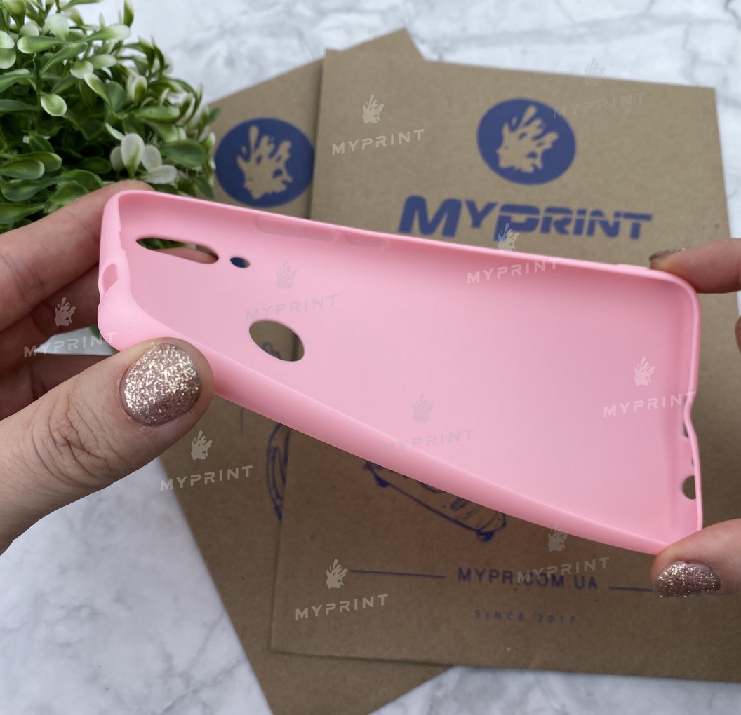 Чохол силіконовий для Huawei P Smart Z рожевий (5452) - фото 3 - Чохли для УФ друку