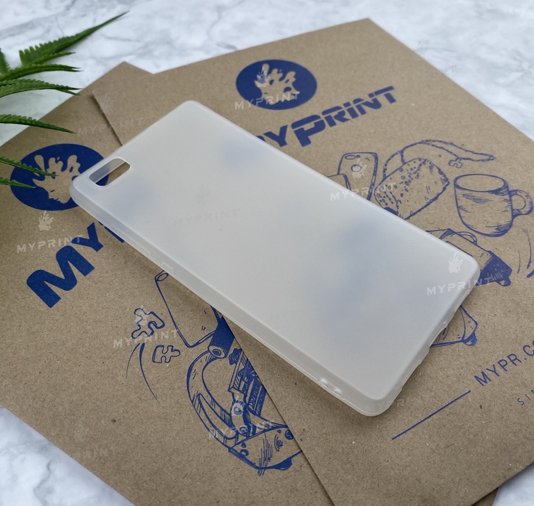 Чохол силіконовий для Huawei P8 Lite білий (5692) 