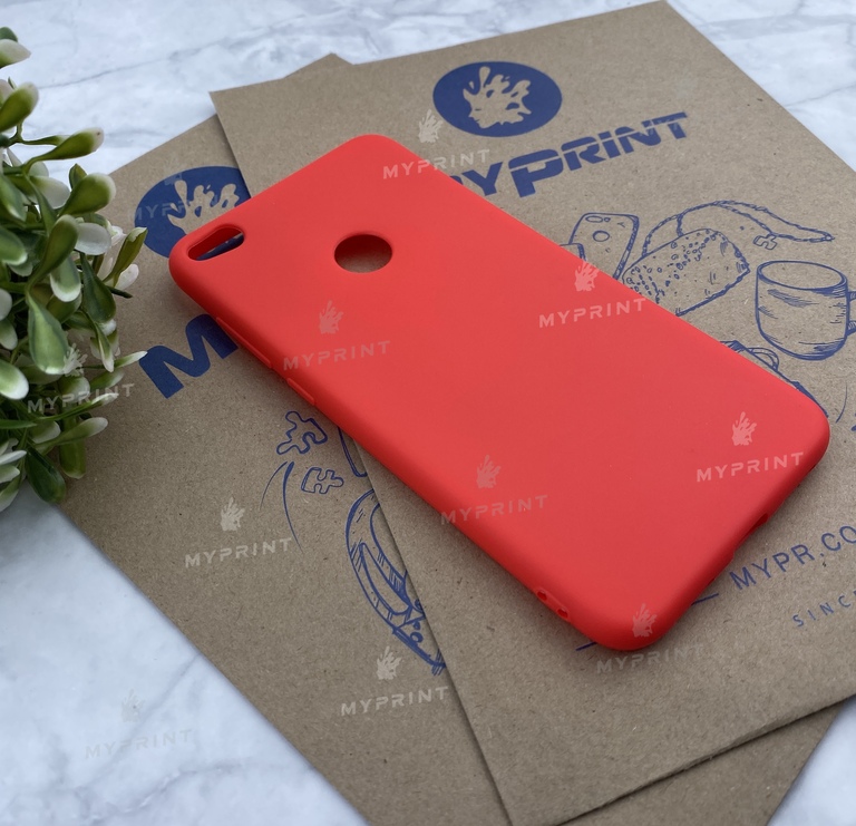 Чохол силіконовий для Huawei P8 Lite 2017 червоний (4619) 