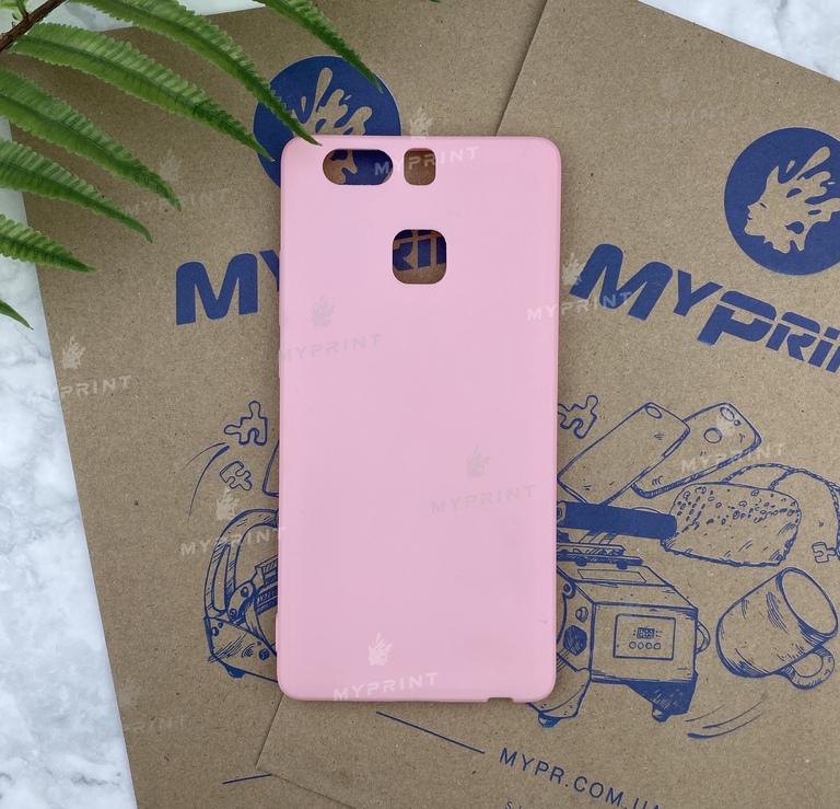 Чохол силіконовий для Huawei P9 рожевий (5698) 