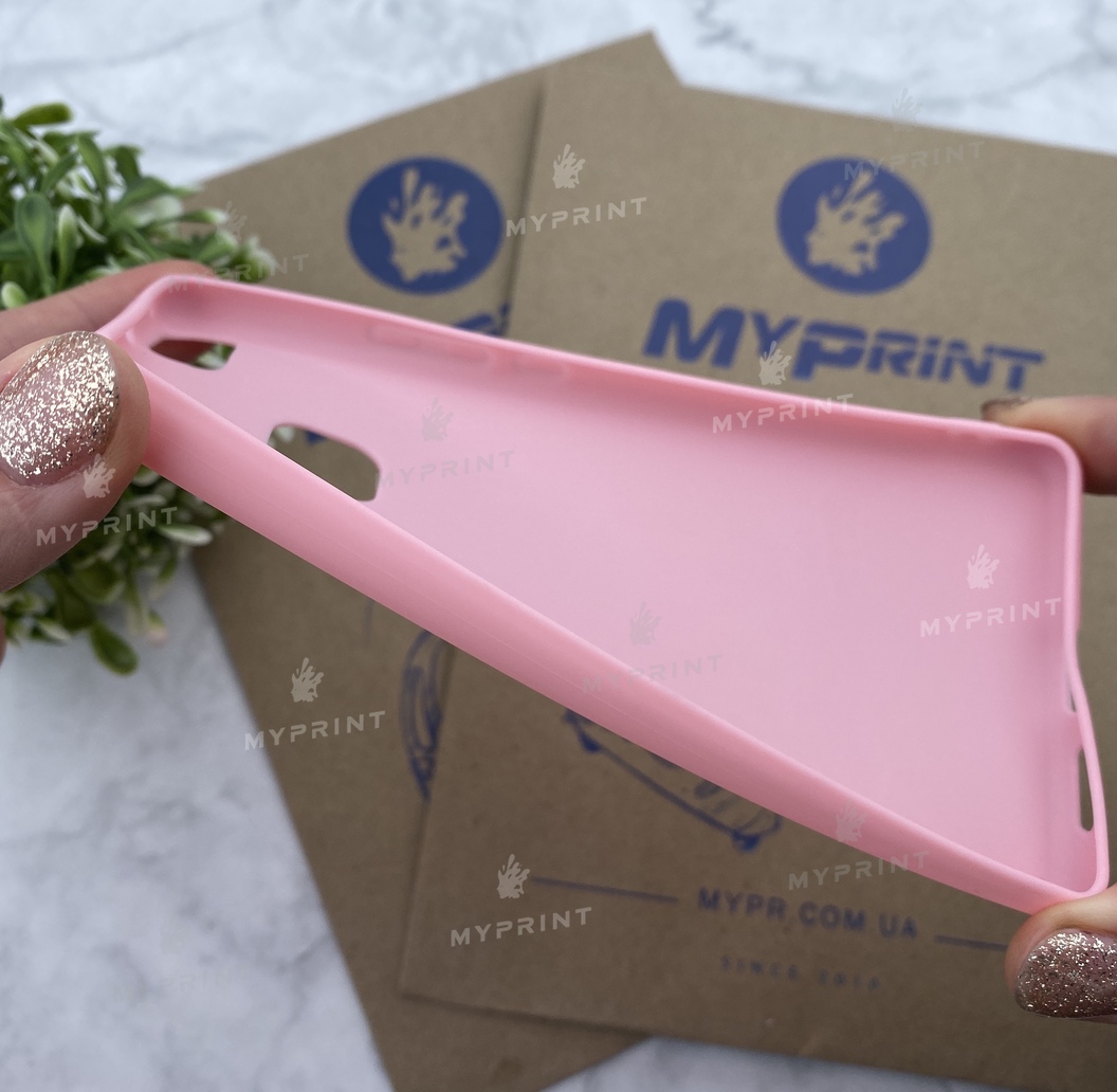 Silicone cover for Huawei P9 Lite pink (4628) - фото 3 Silicone cover for Huawei P9 Lite pink (4628) - фото 3 - Covers for UV printing