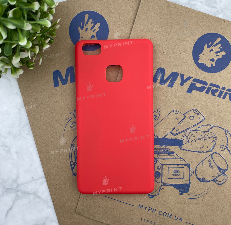 Чохол силіконовий для Huawei P9 Lite червоний (4629) 