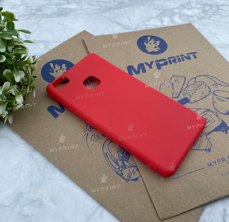 Чохол силіконовий для Huawei P9 Lite червоний (4629) 