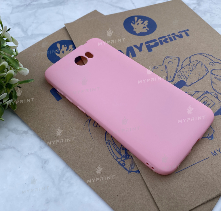 Чохол силіконовий для Huawei Y5 II / Honor Play 5 рожевий (4646) 