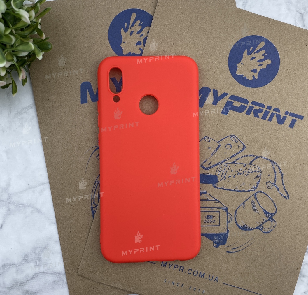 Чохол силіконовий для Huawei P20 Lite червоний (4601) - фото 1 Чохол силіконовий для Huawei P20 Lite червоний (4601) - фото 1 - Чохли для УФ друку