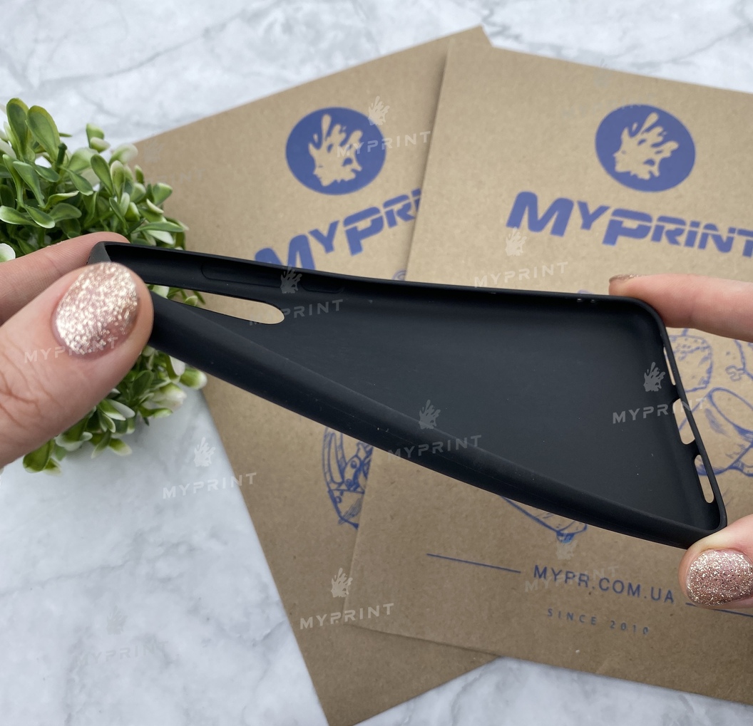 Чохол силіконовий для Huawei P20 Pro чорний (4605) - фото 3 Чохол силіконовий для Huawei P20 Pro чорний (4605) - фото 3 - Чохли для УФ друку