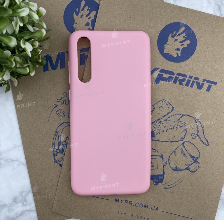 Чохол силіконовий для Huawei P20 Pro рожевий (4606) 