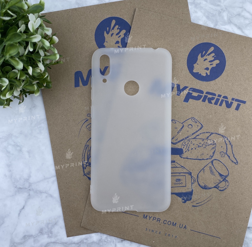 Чохол силіконовий для Huawei Y7 (2019) білий (4677) - фото 1 Чохол силіконовий для Huawei Y7 (2019) білий (4677) - фото 1 - Чохли для УФ друку