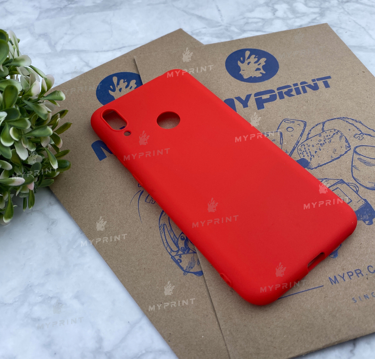 Чохол силіконовий для Huawei Y7 (2019) червоний (4680)  Чохол силіконовий для Huawei Y7 (2019) червоний (4680)
