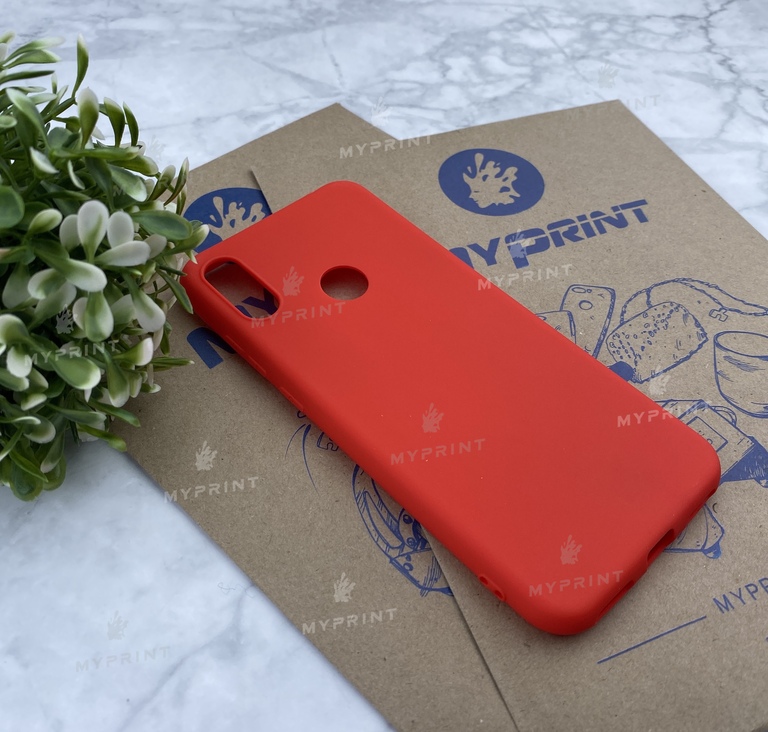 Чохол силіконовий для Huawei Y6 Pro (2019) / Y6s (2019) червоний (4659) 