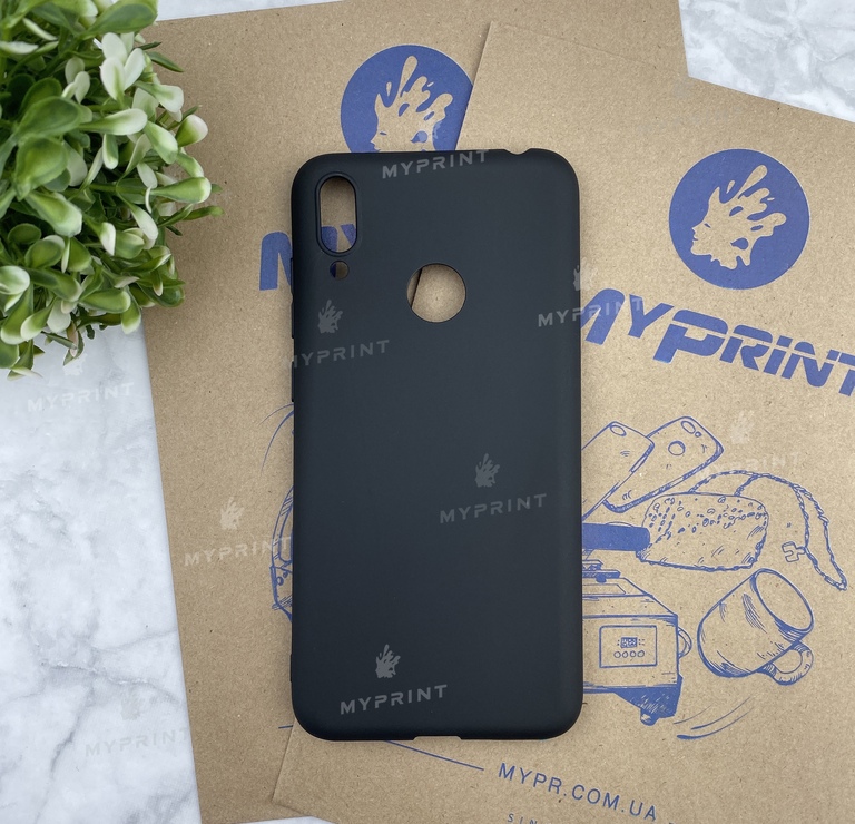 Чохол силіконовий для Huawei Y7 (2019) чорний (4678)  Чохол силіконовий для Huawei Y7 (2019) чорний (4678)