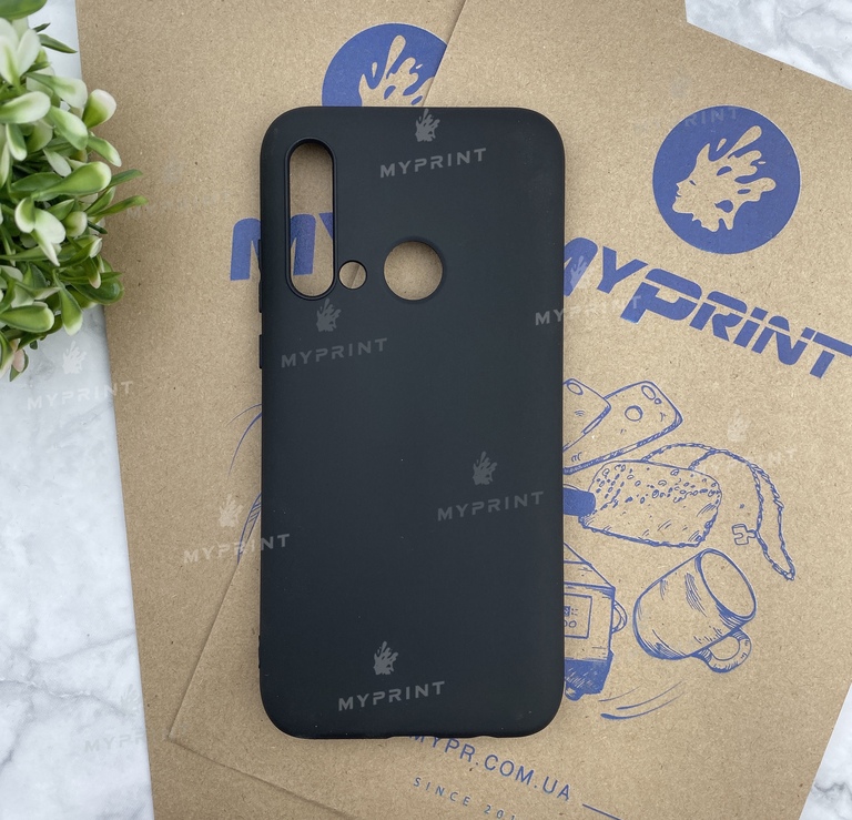 Чохол силіконовий для Huawei P20 Lite 2019 чорний (5455) 