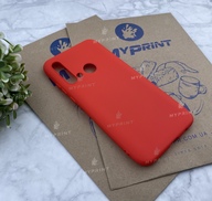 Silicone case for Huawei P20 Lite 2019 red (5456) - фото 2 Silicone case for Huawei P20 Lite 2019 red (5456) - фото 2 - Covers for UV printing