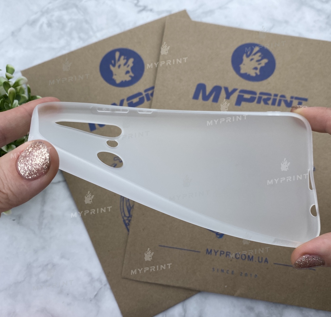 Чохол силіконовий для Huawei P20 Lite 2019 білий (5622) - фото 3 - Чохли для УФ друку