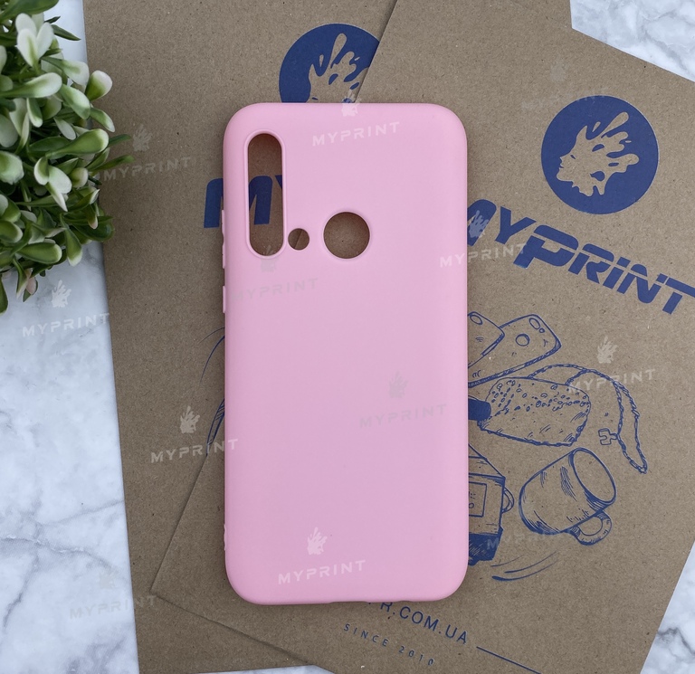 Чохол силіконовий для Huawei P20 Lite 2019 рожевий (5623) 