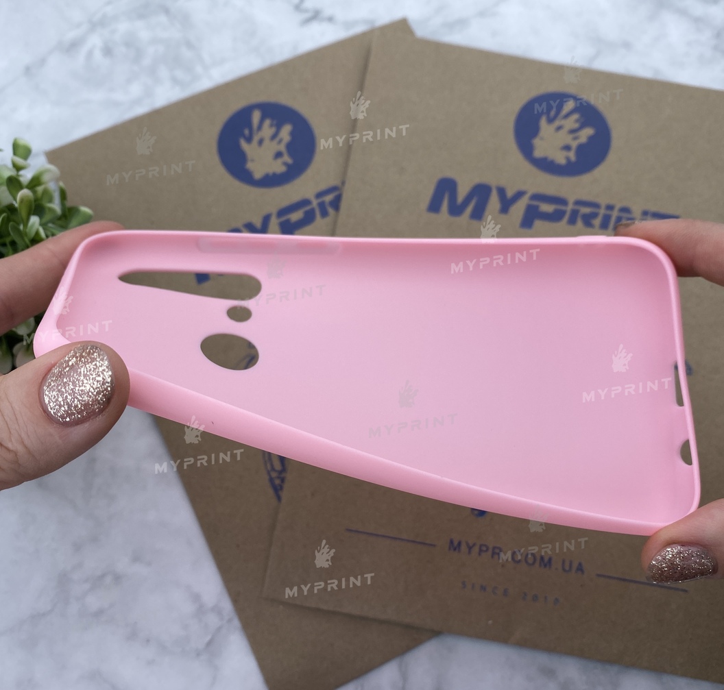 Чохол силіконовий для Huawei P20 Lite 2019 рожевий (5623) - фото 3 Чохол силіконовий для Huawei P20 Lite 2019 рожевий (5623) - фото 3 - Чохли для УФ друку