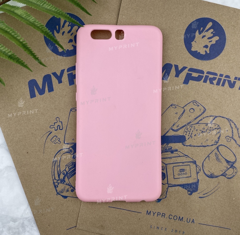 Чехол силиконовый для Huawei P10 Plus розовый (5690) 