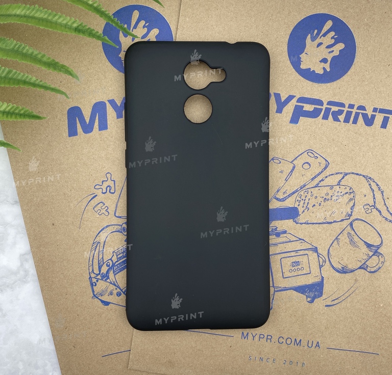 Чохол силіконовий для Huawei Y7 Prime чорний (5732)  Чохол силіконовий для Huawei Y7 Prime чорний (5732)
